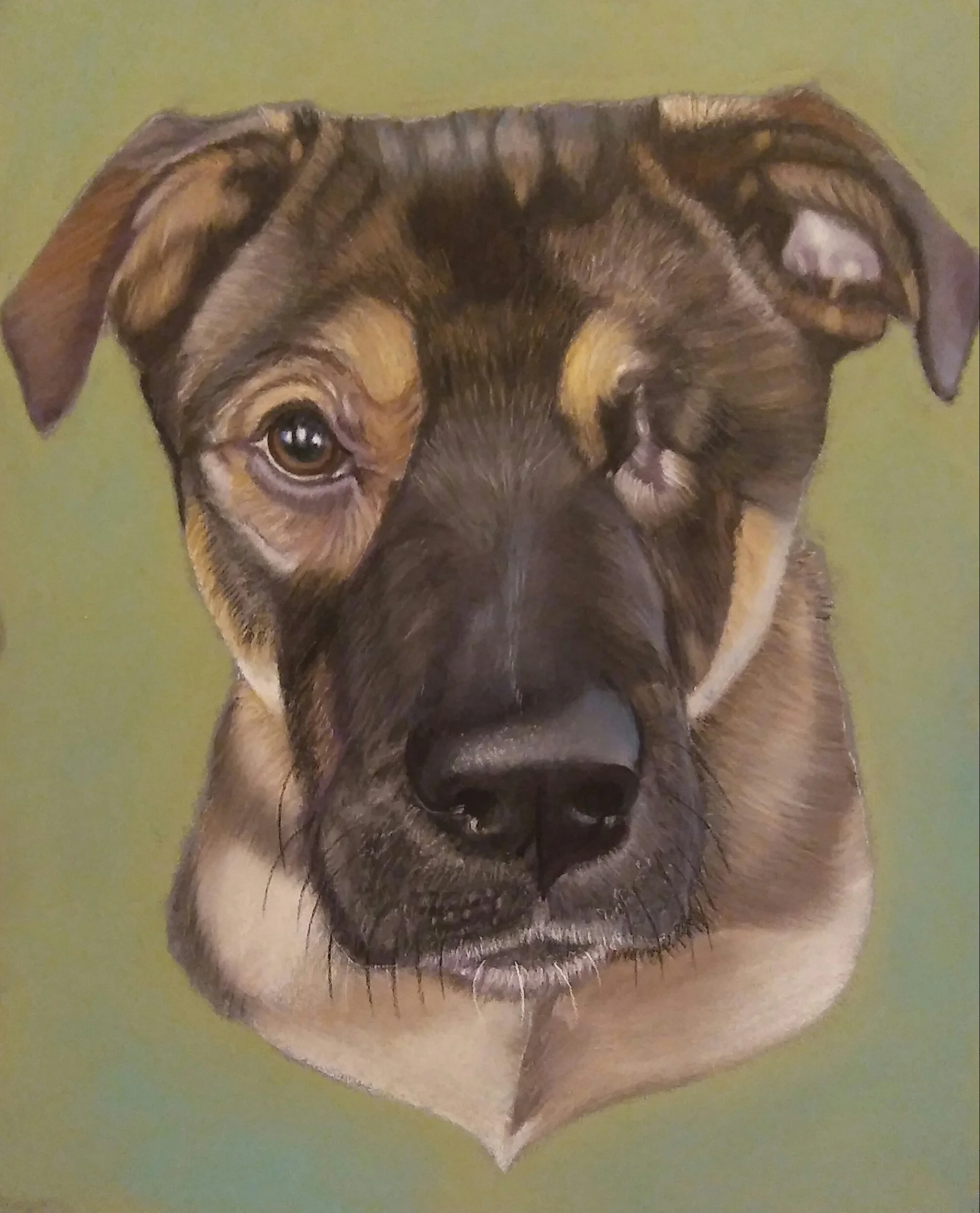 Vernon Pastel painting