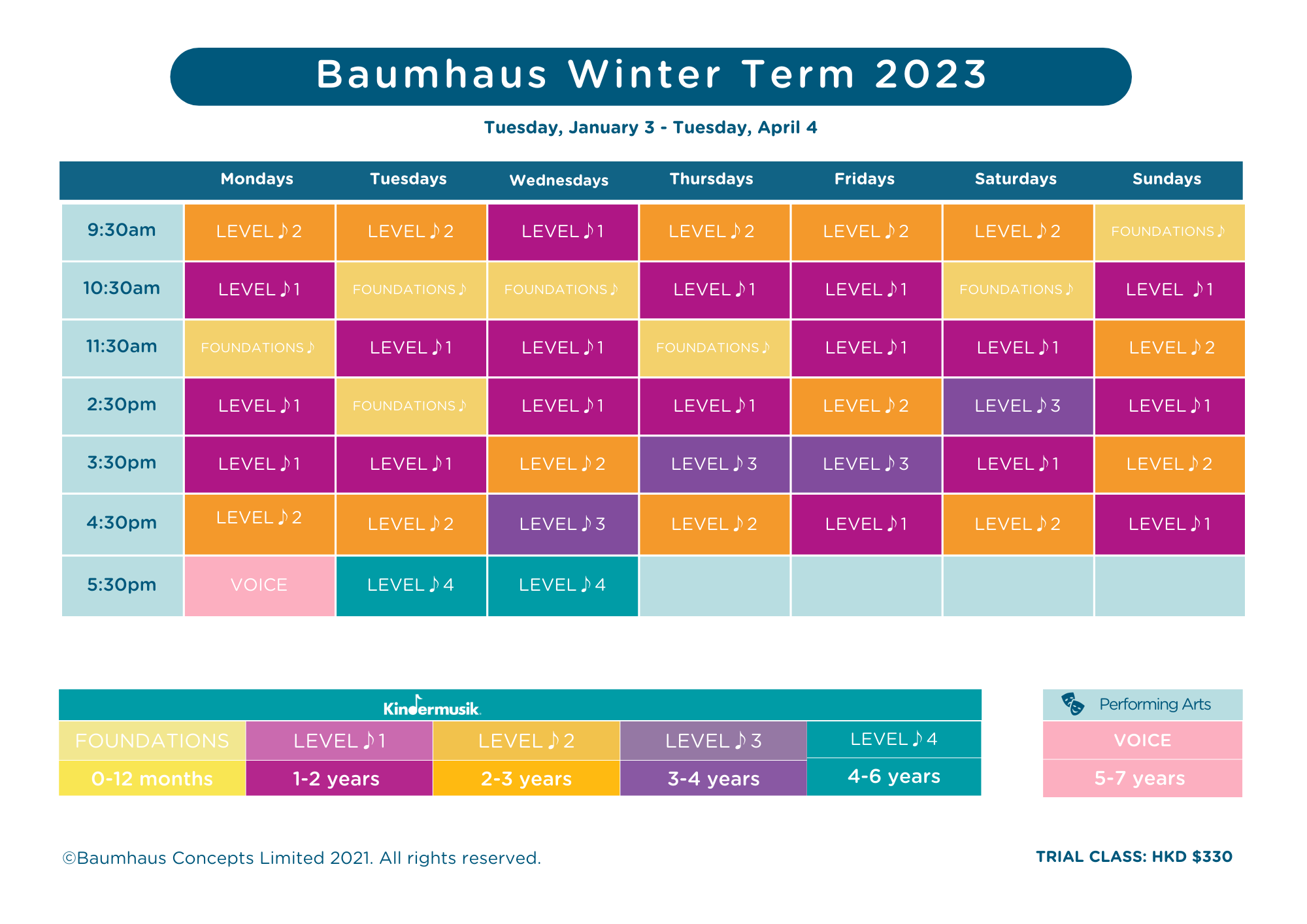 Baumhaus – Winter Term 2023 Baumhaus – Winter Term 2023