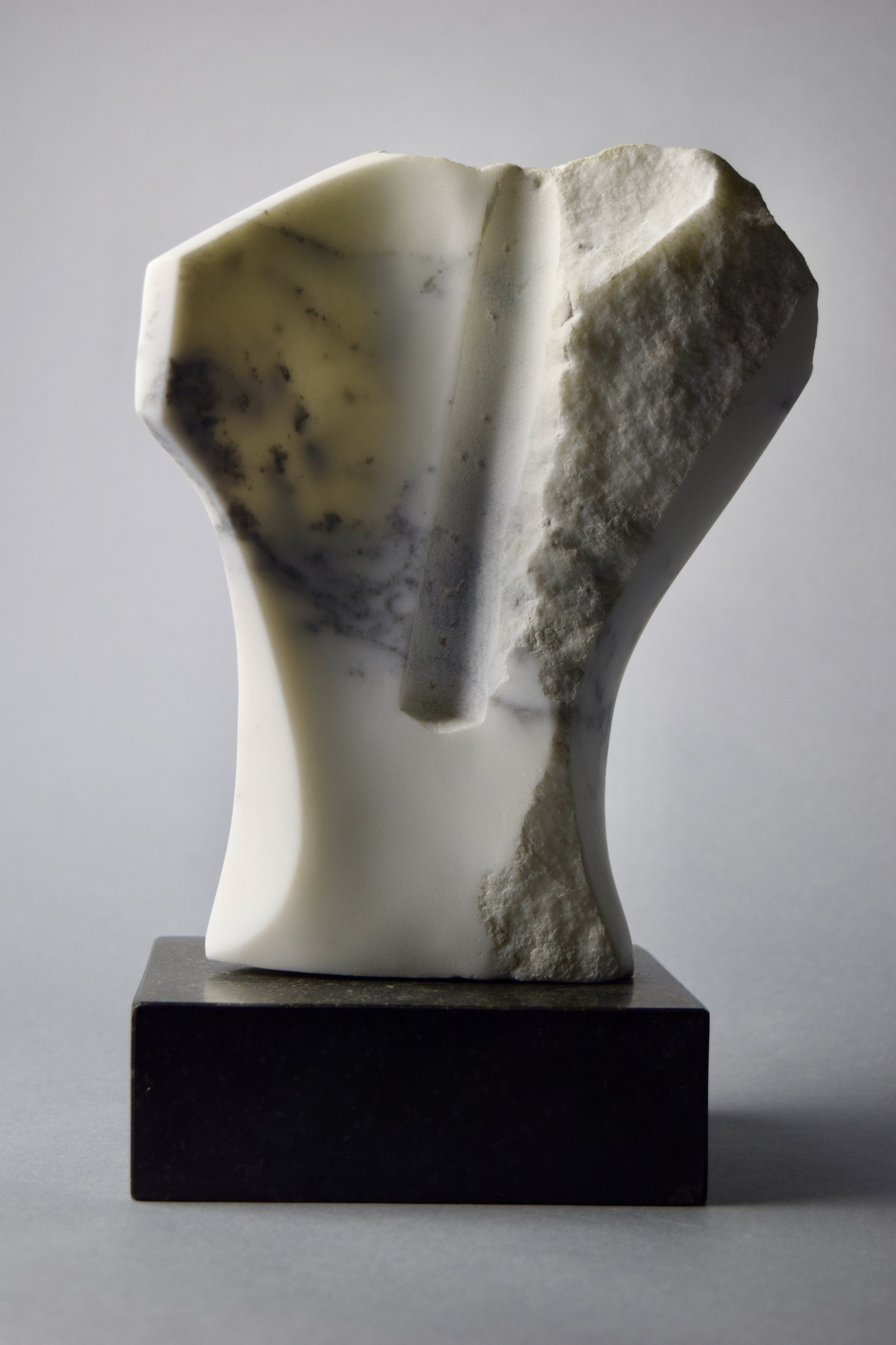 A Long Journey,  Carrara Marble 2021, 4x9x12in Sold