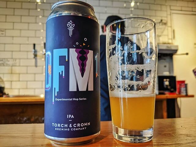 Torch and Crown DFM&sup1;
.
Was going to take the picture with a full glass but was anxious to try this. Also Delaware Supply doesn't sell this, brought it in to share.
.
Be on the lookout for @torchandcrown  around the city. Hopefully their taproom 