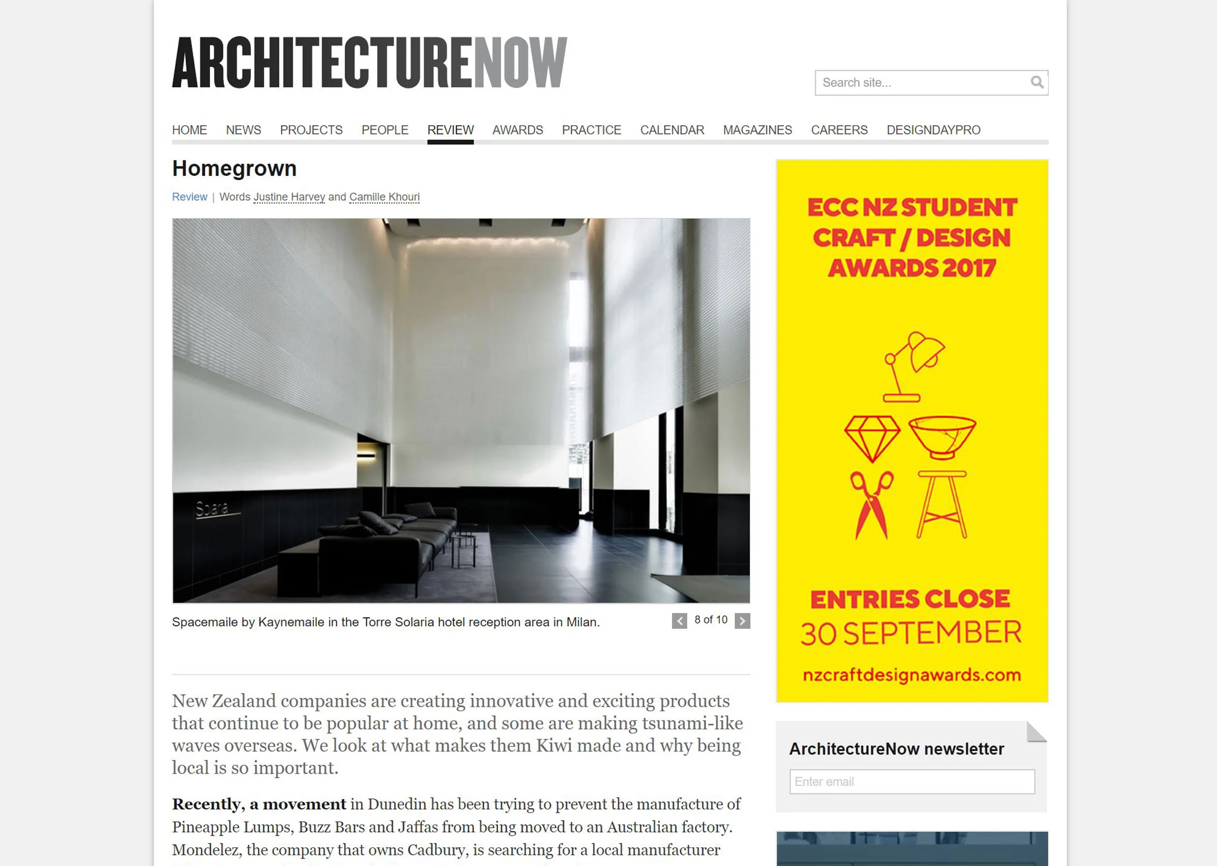 ArchitectureNow: We feature in a blog post with some pretty amazing NZ companies doing great things...