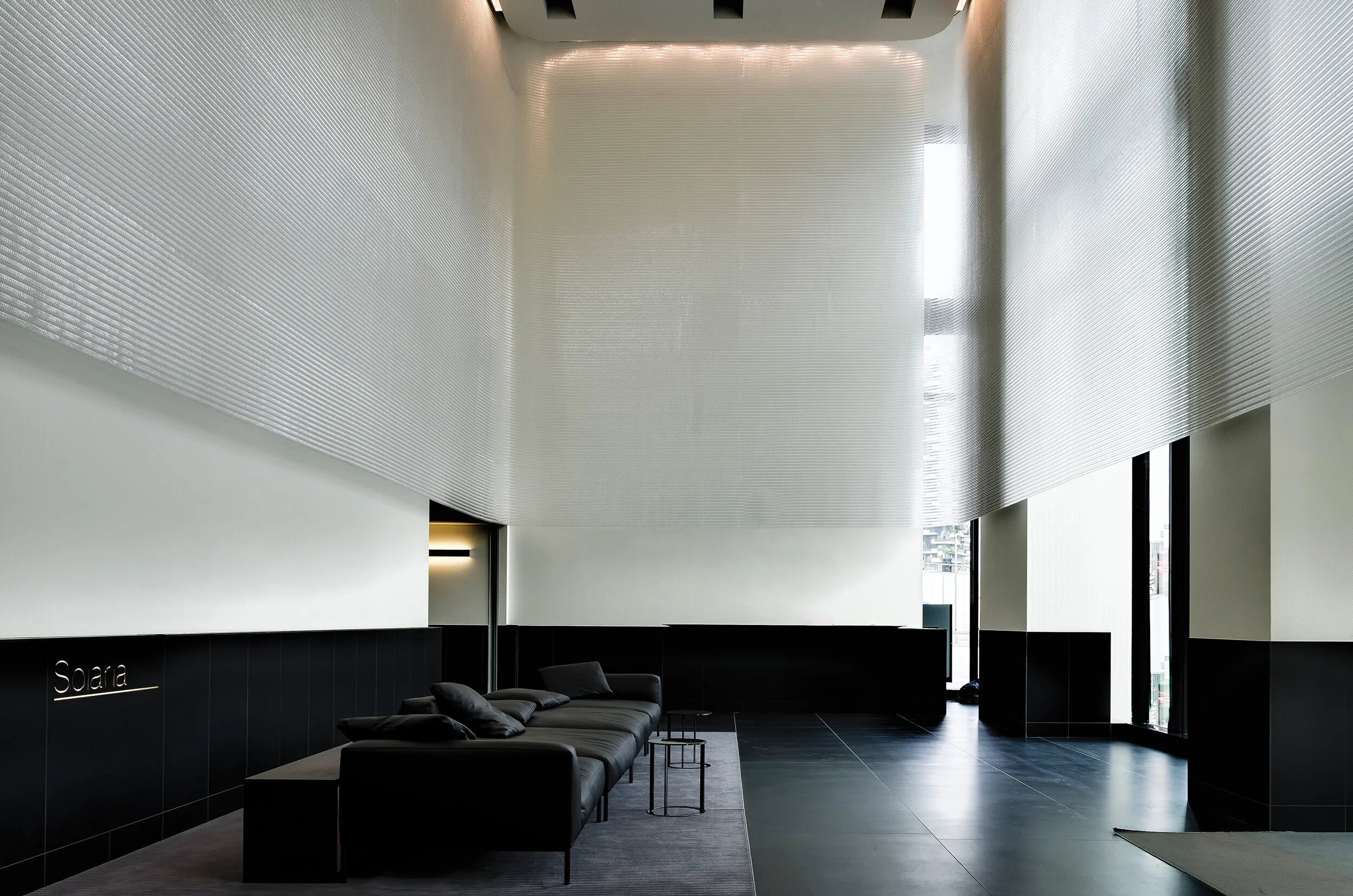 Ethereal Screening for Italian Apartment Foyer