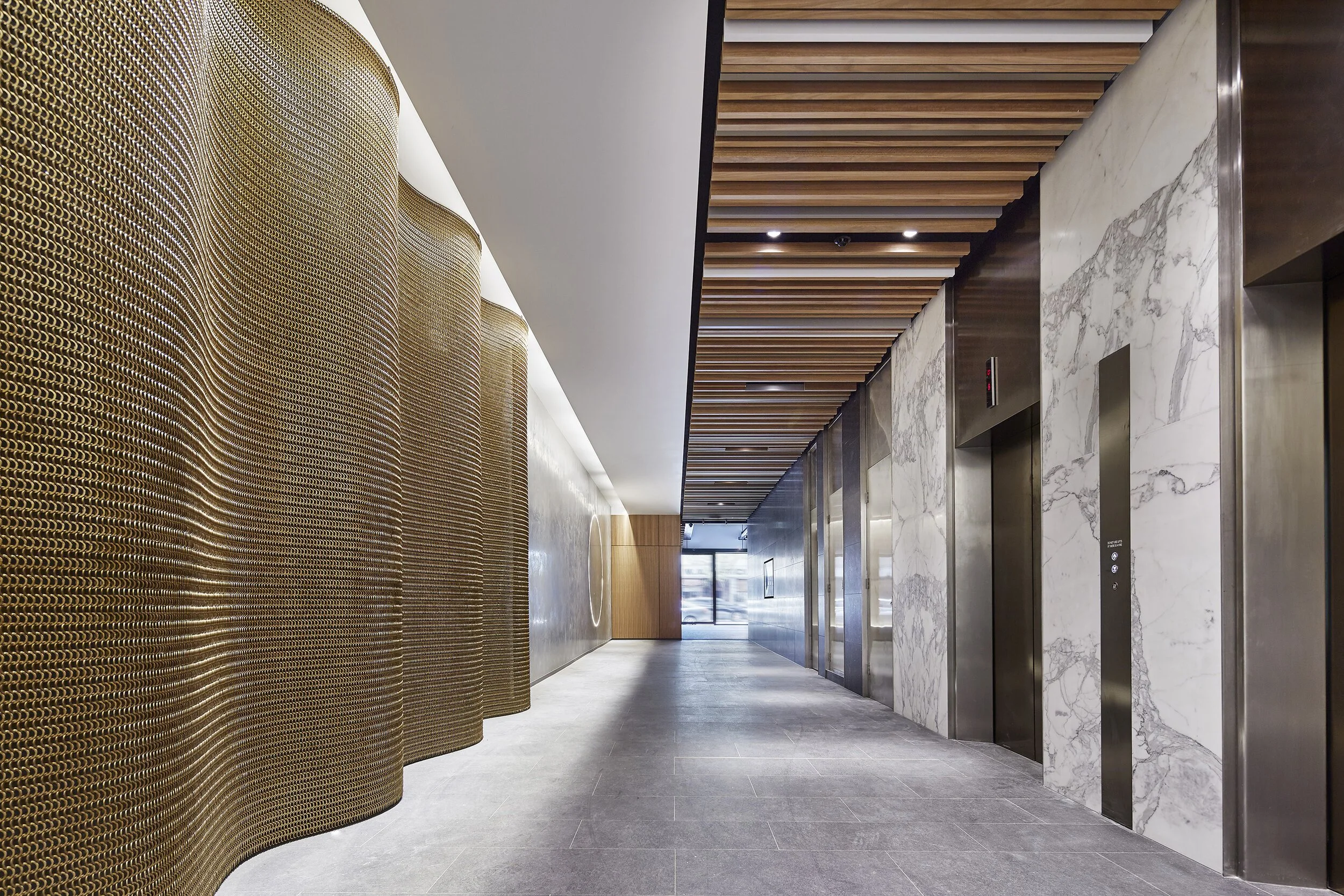 Creative Curves for Workplace Lobby
