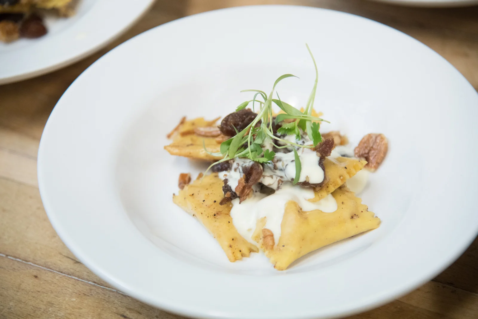 Carrot Agnolotti from Farmhaus in St. Louis