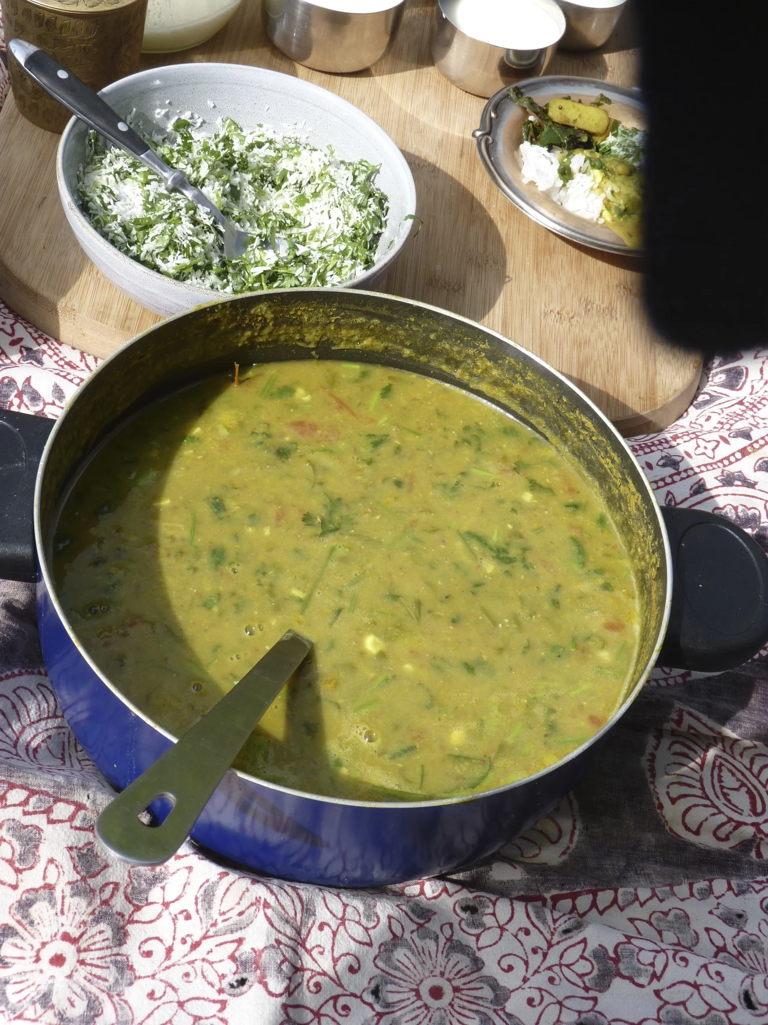 Ganesh's Green Dal