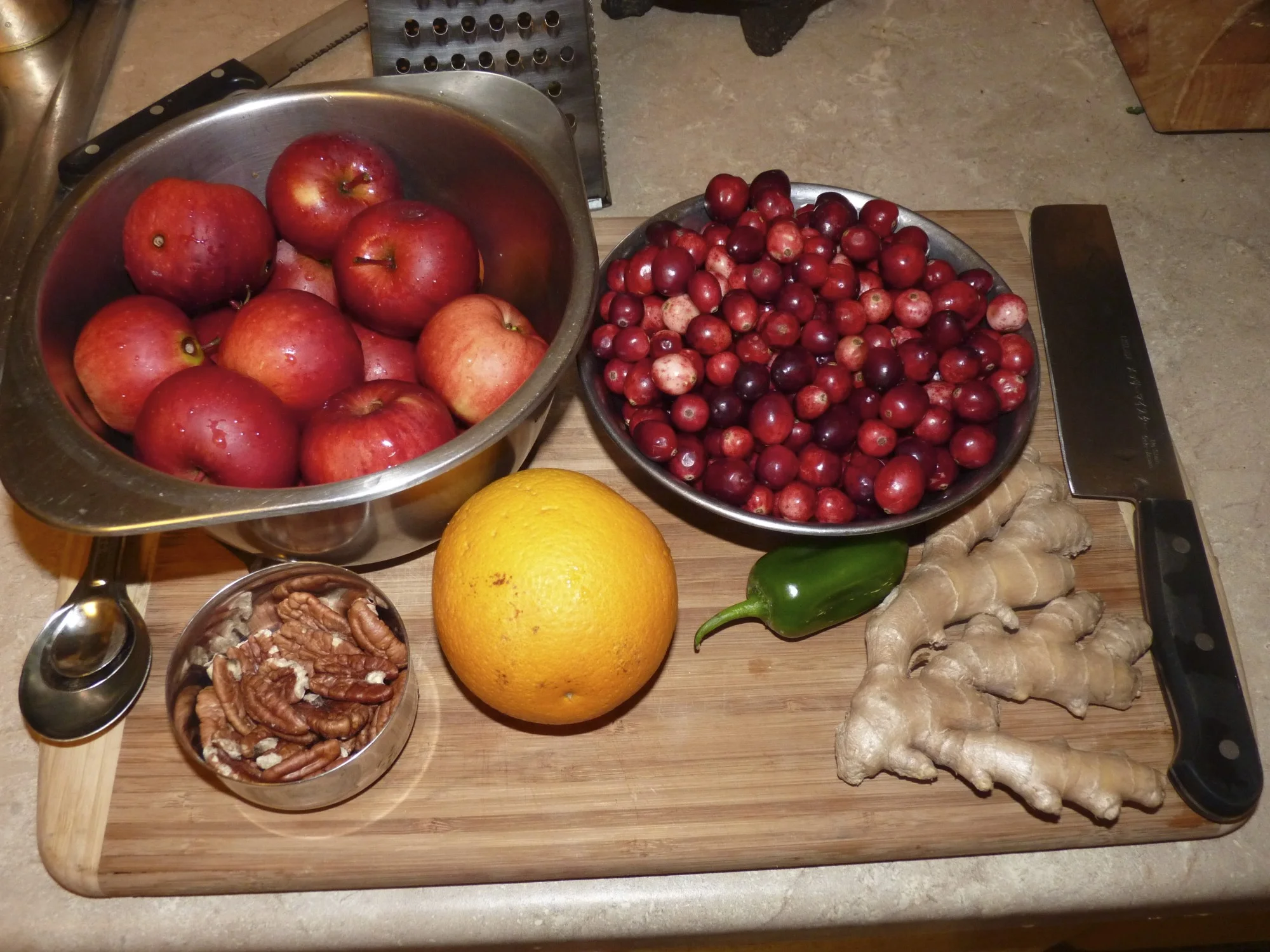 Cranberry-Apple Chutney