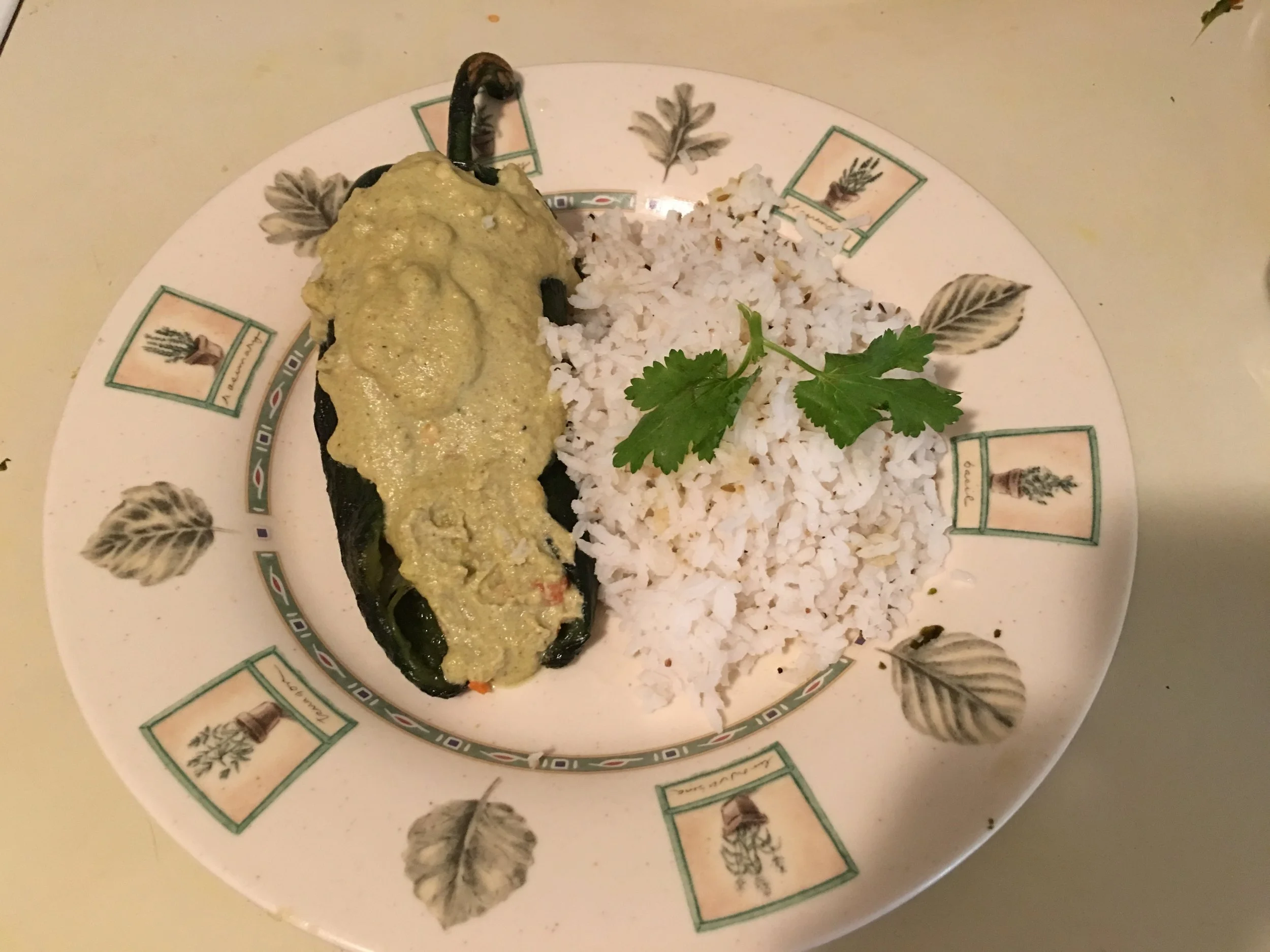 Vegan Chile Relleños