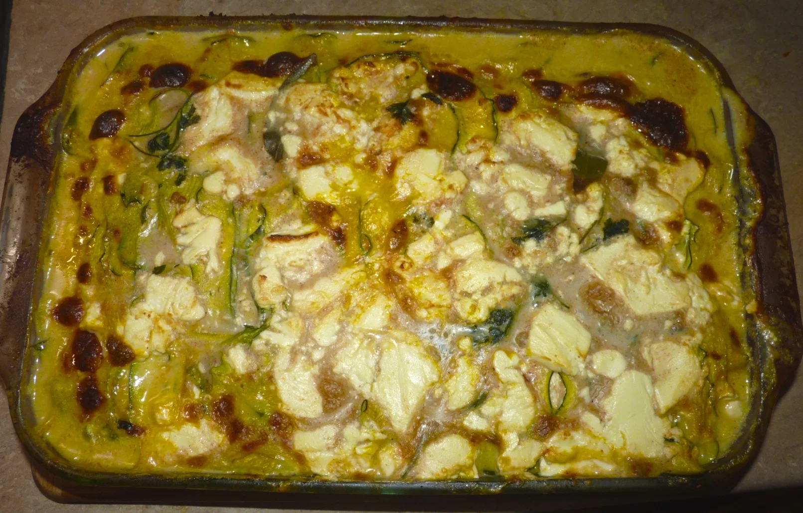 Pumpkin and Goat Cheese Low Carb Lasagna