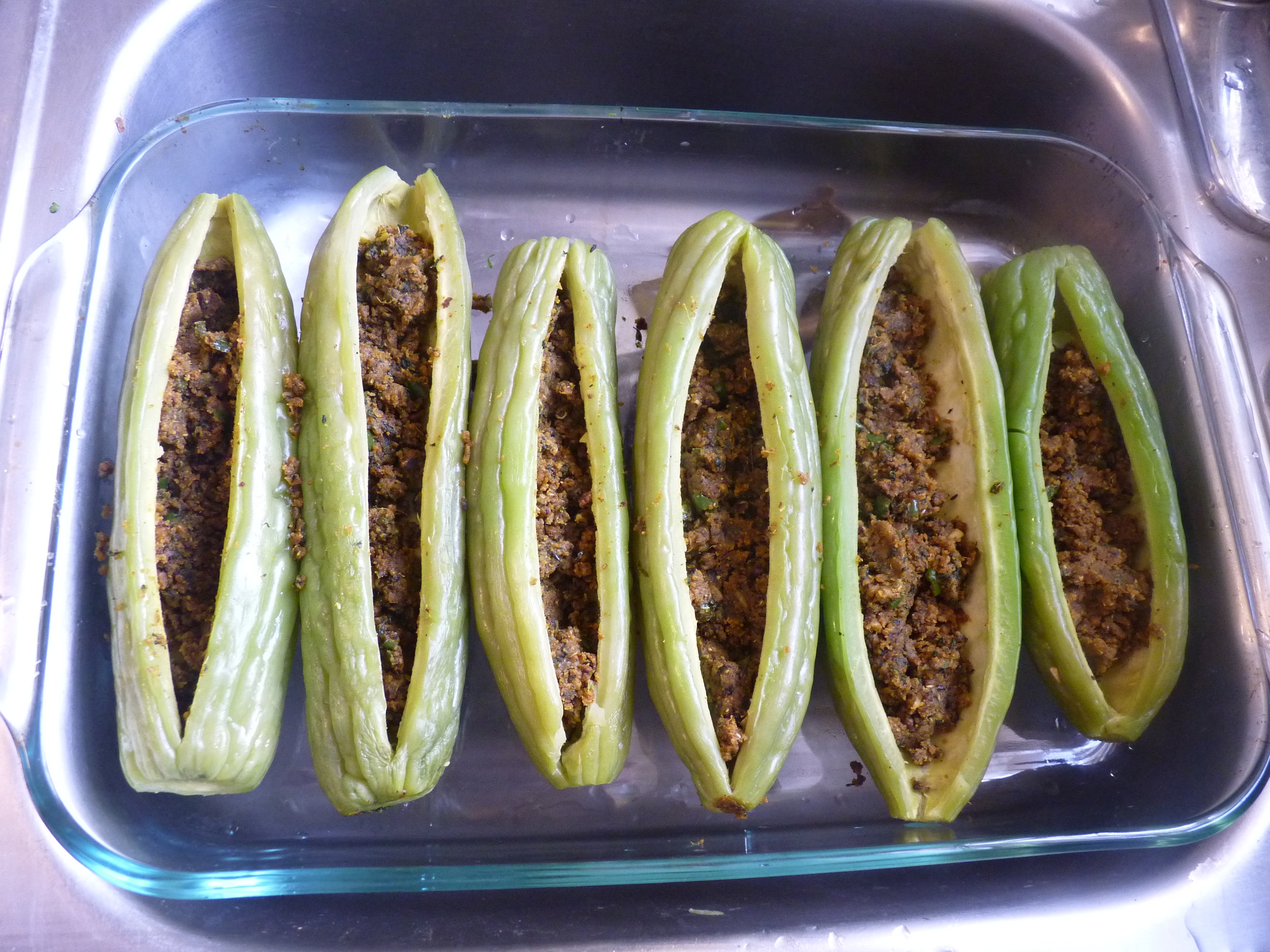 Stuffing and baking