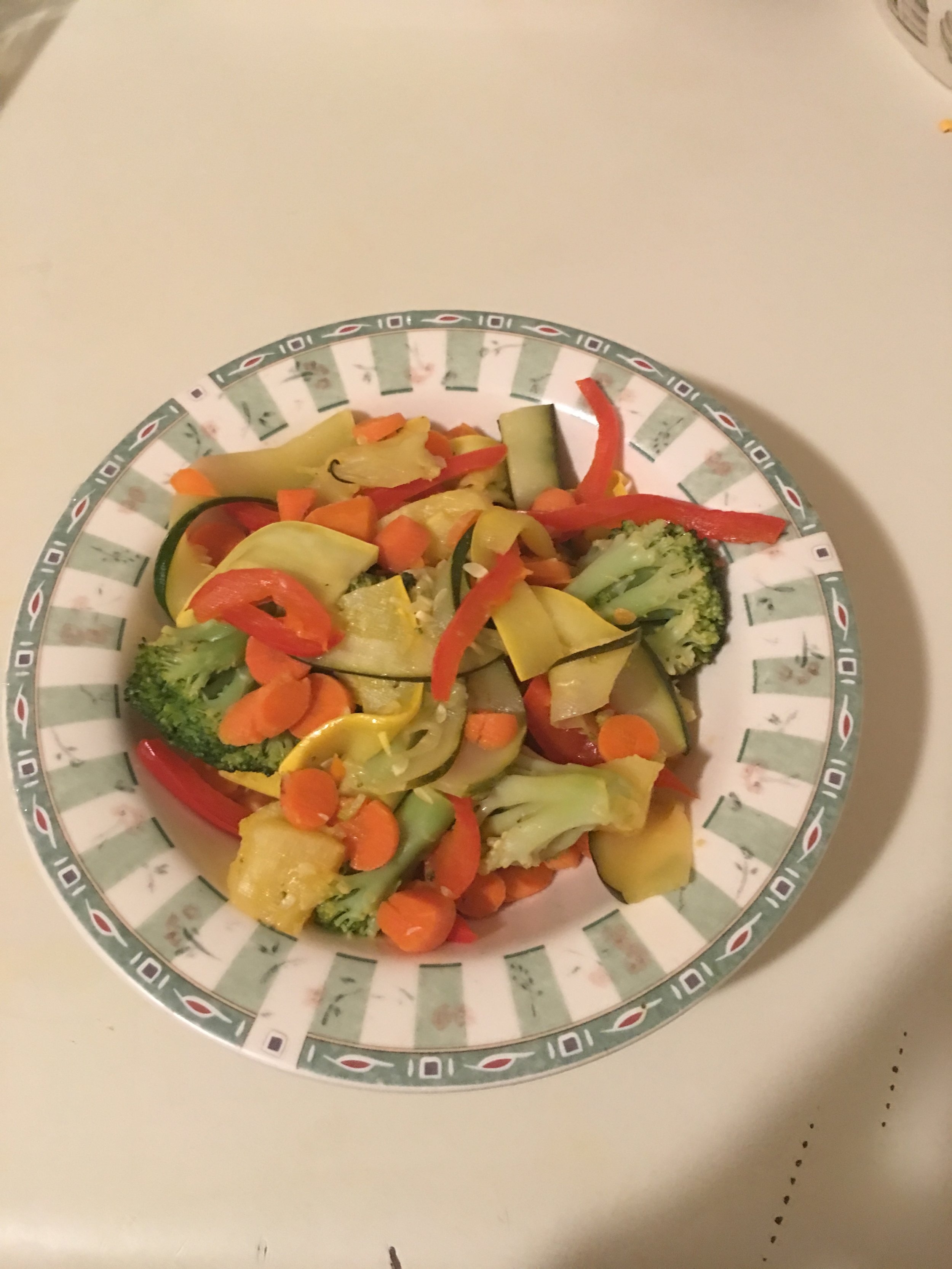 Pineapple with vegetables