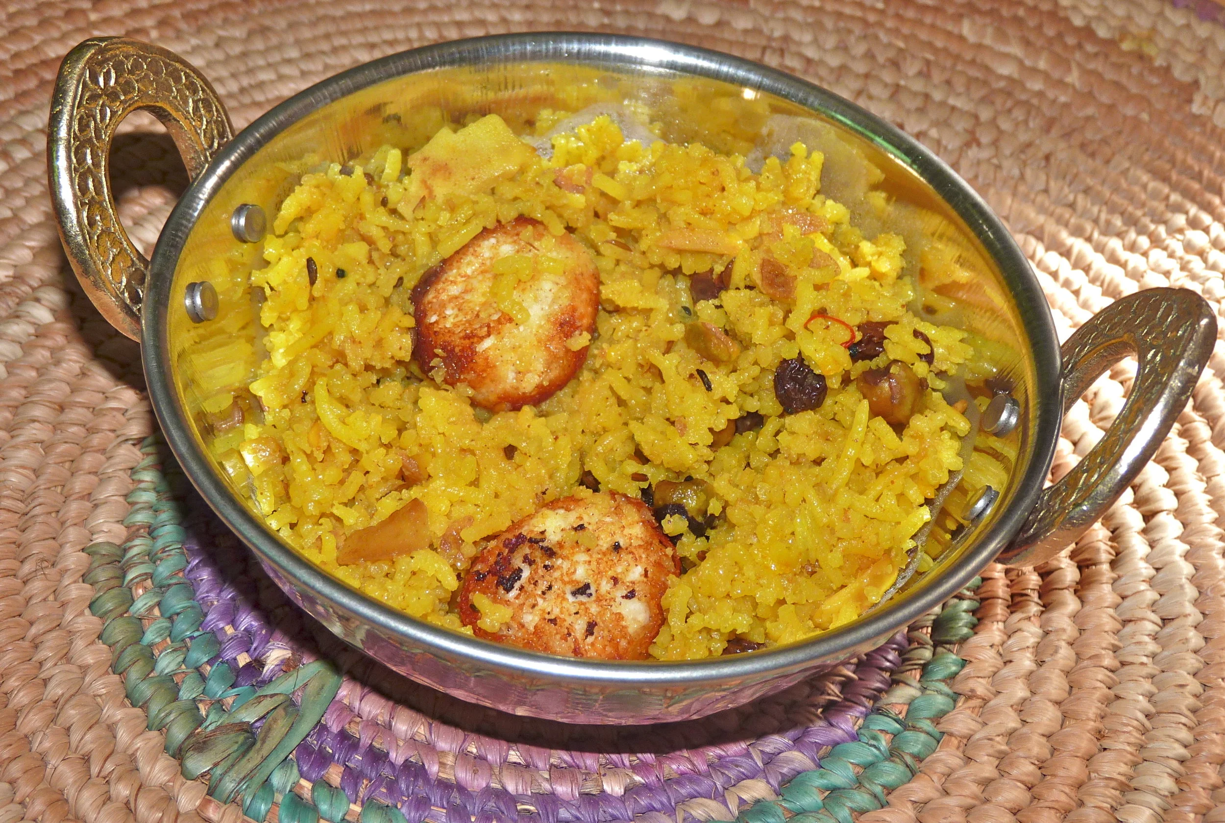 Royal Rice | Rice with nuts and chenna cheese