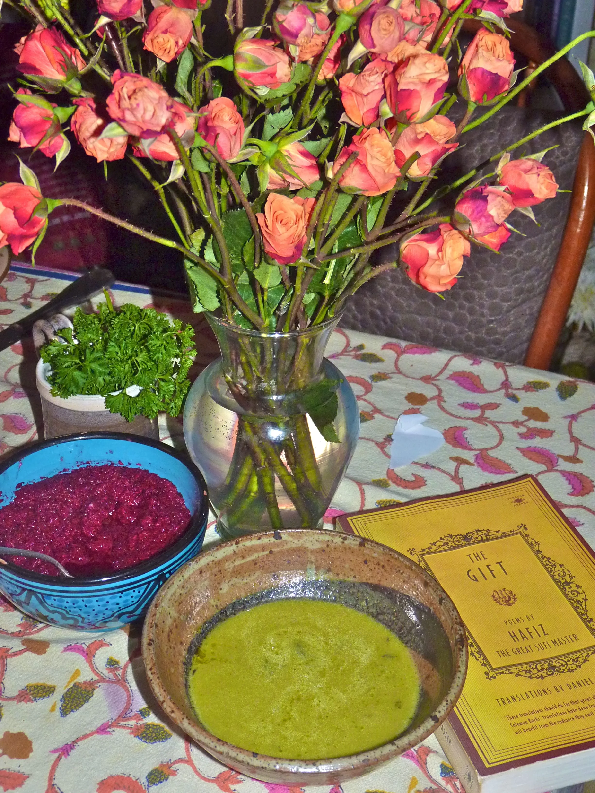 Green Pea and Asparagus Soup