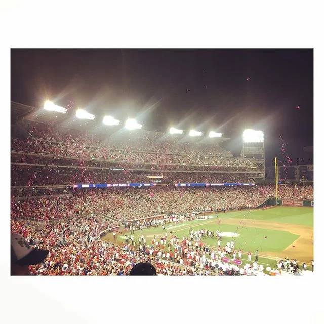 That time you go to the home run derby on a Monday #baseball