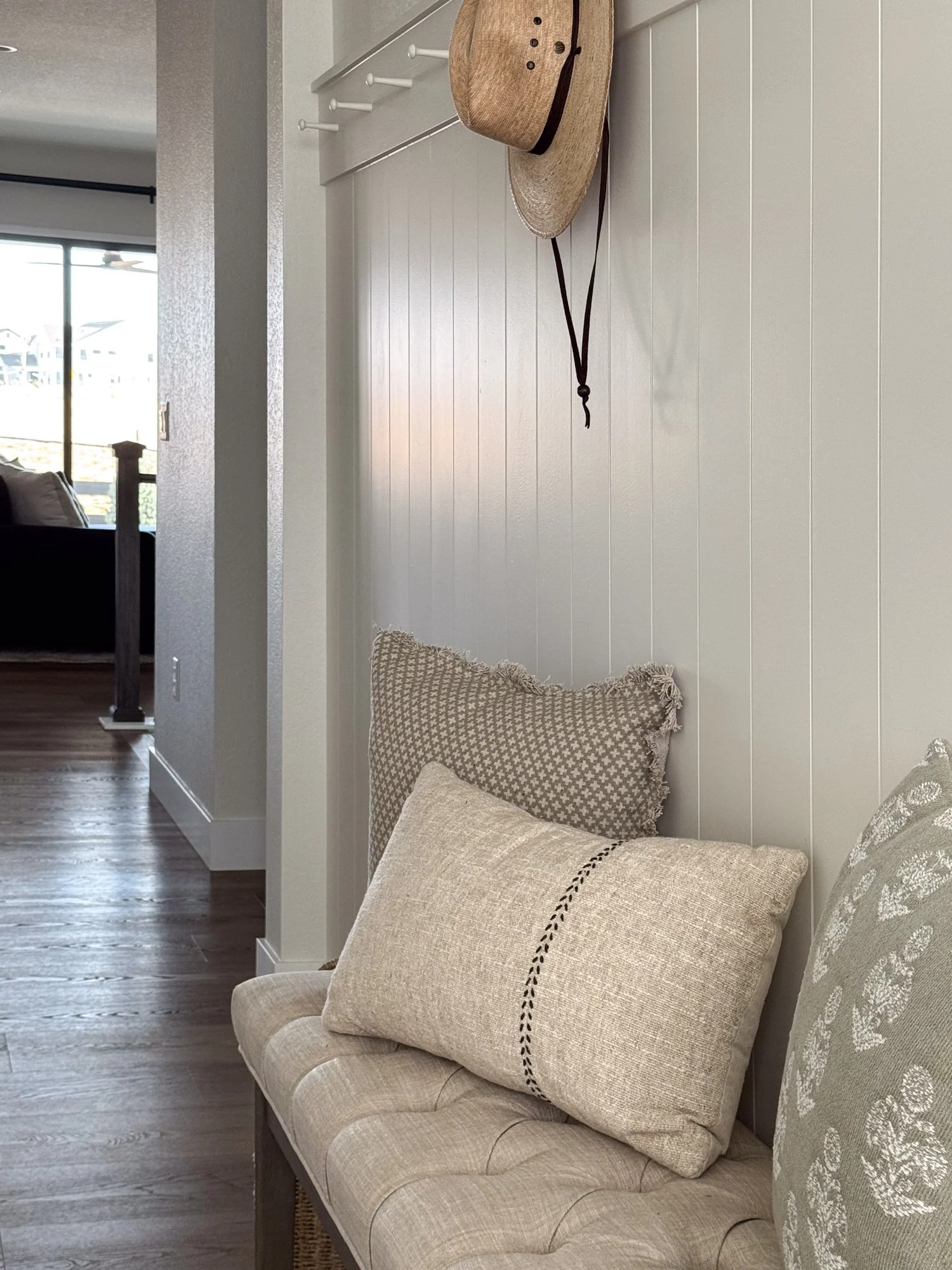 The Carl Project entryway, designed by Basil & Tate Denver Interior Design Studio