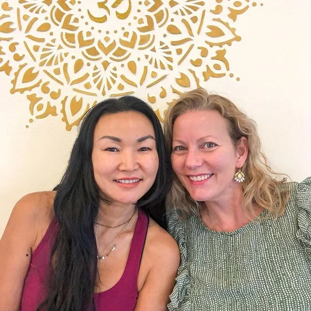 This picture from early March, me and my friend Becky Flowers, artist, teacher, and life coach. We were in the process of co- creating many beautiful offerings for women, like a retreat to Mongolia, yoga and mediation classes, goddess workshops and m