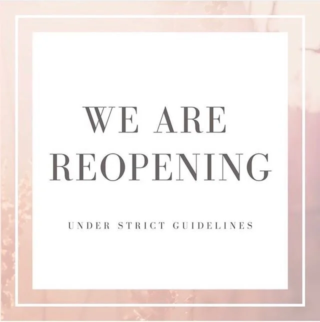 ✨We are reopening✨⁣⁣⁣
⁣⁣
Call/text to book your appointment or book it online. ⁣⁣
⁣⁣⁣
-Will be spacing appointments out to minimize the number of people at the location ⁣⁣⁣
⁣⁣⁣
-Expanded sanitizing and cleaning protocols. All surfaces on the front de