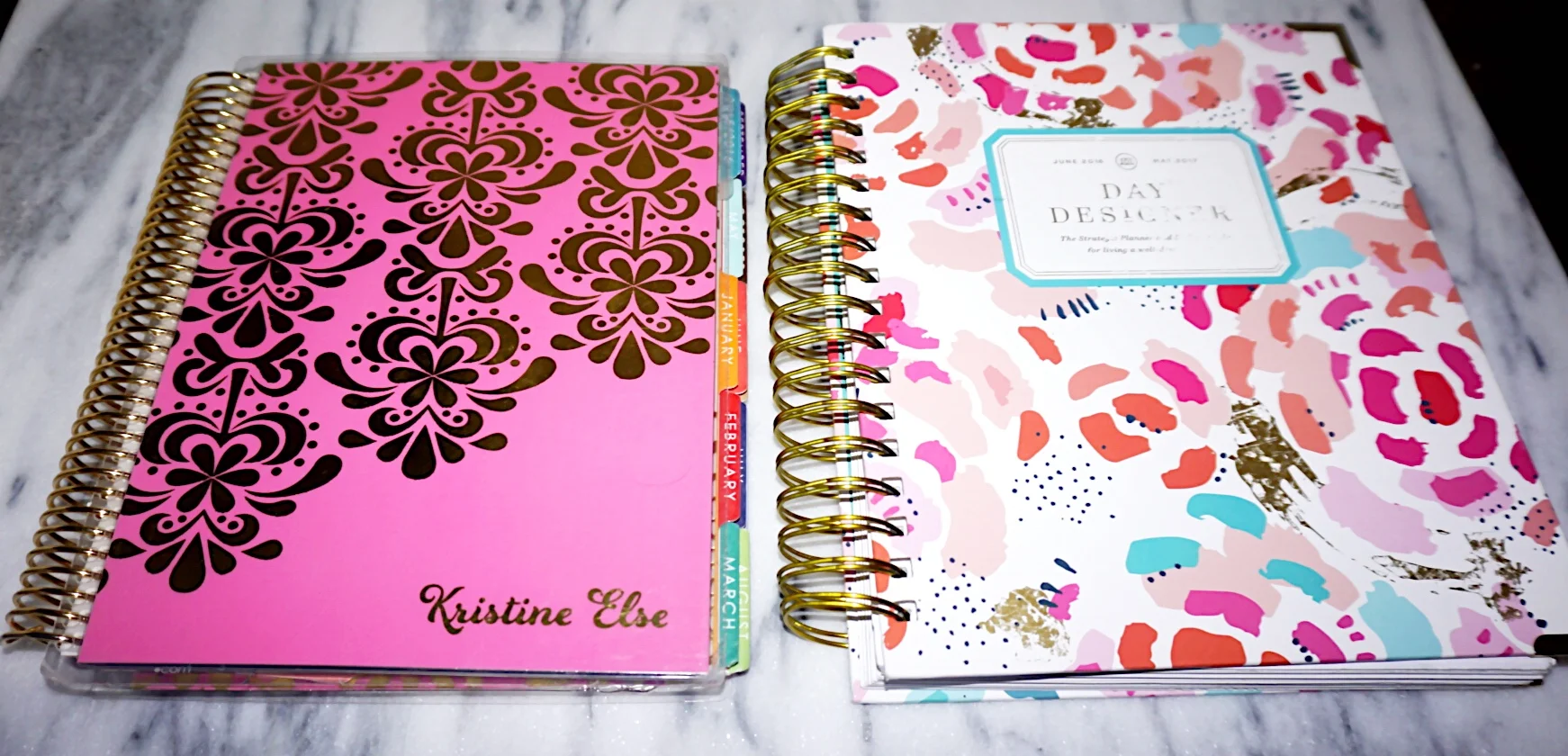 Erin Condren Planner vs. The Day Designer by Whitney English