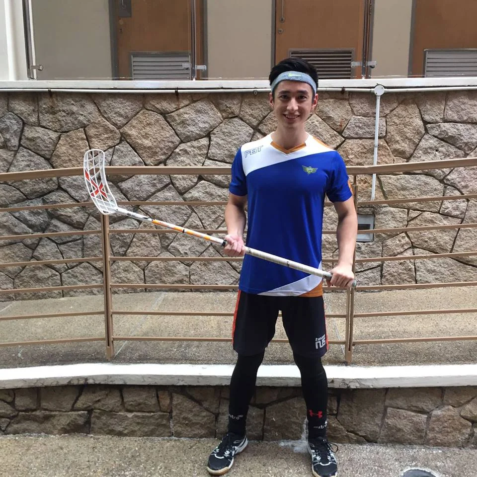 Hall and Floorball enthusiast, Kevin Chan