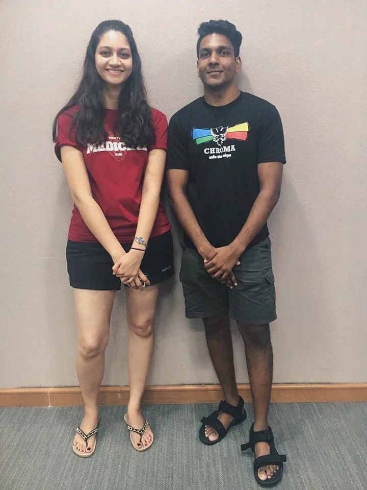 M1 Playhouse Reps 2016, Anuja and Vignes