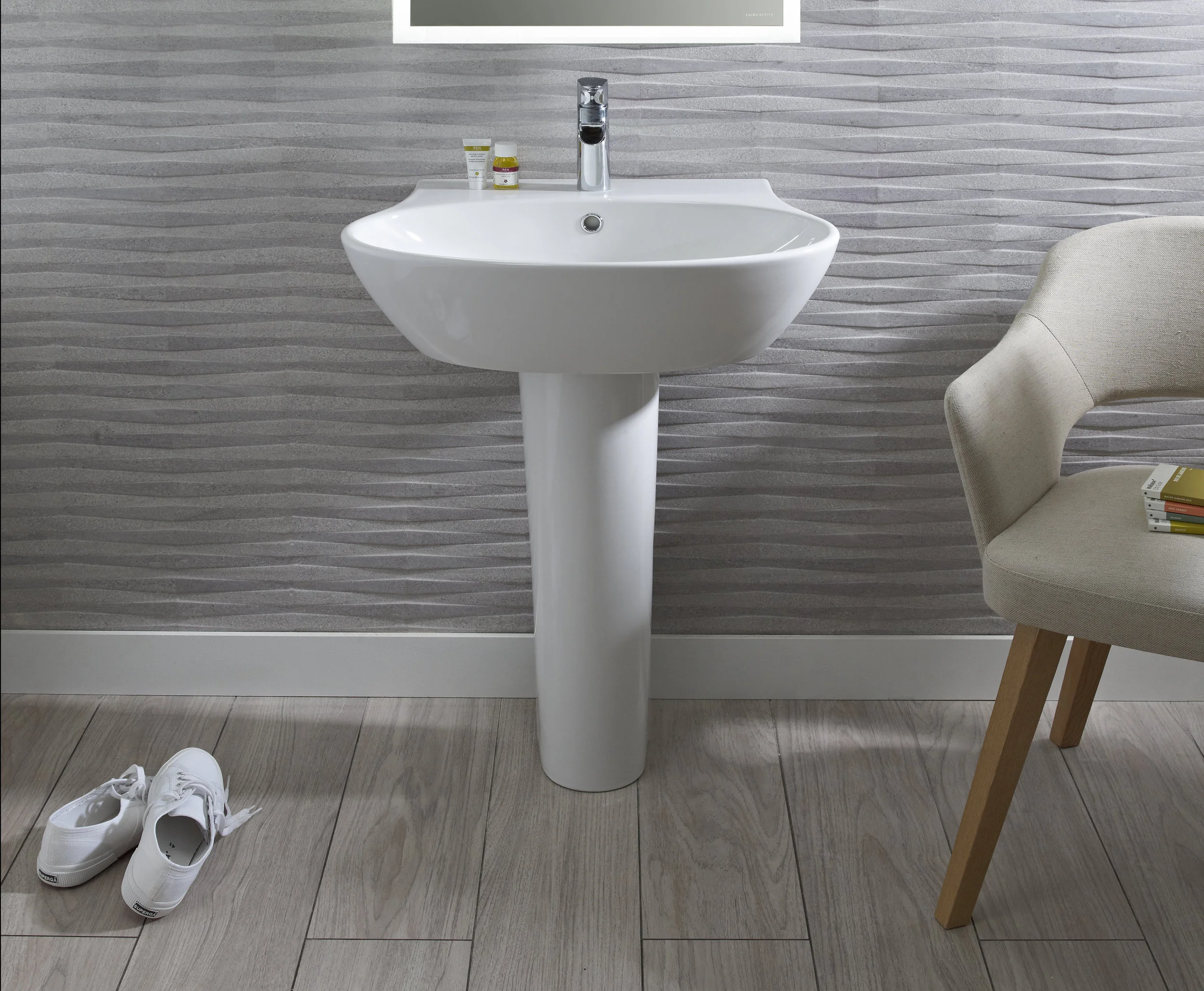 Bayswater basin & pedestal plus modern mirror_NO GLOW.jpg