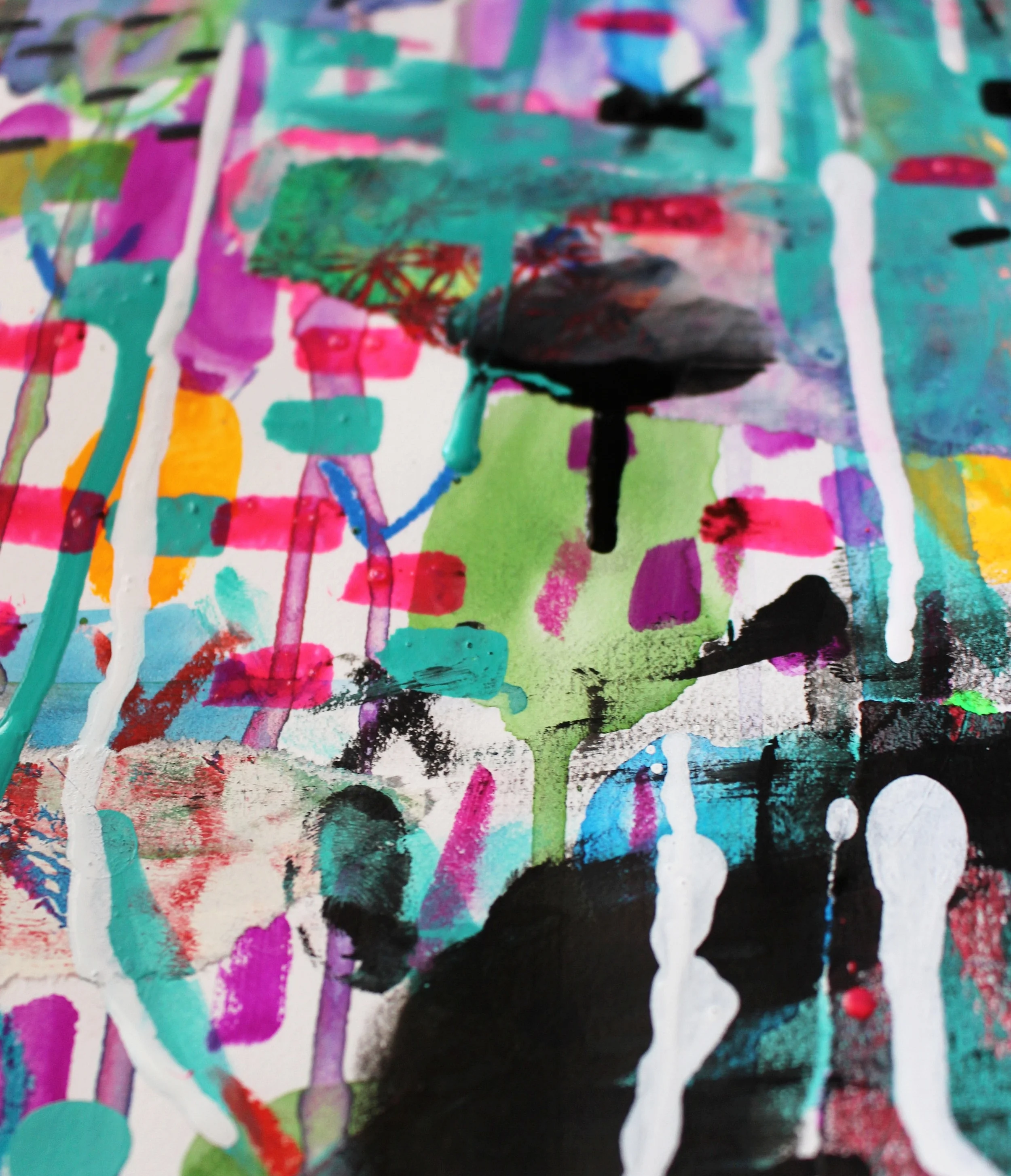 drippy, messy, colorful fun!