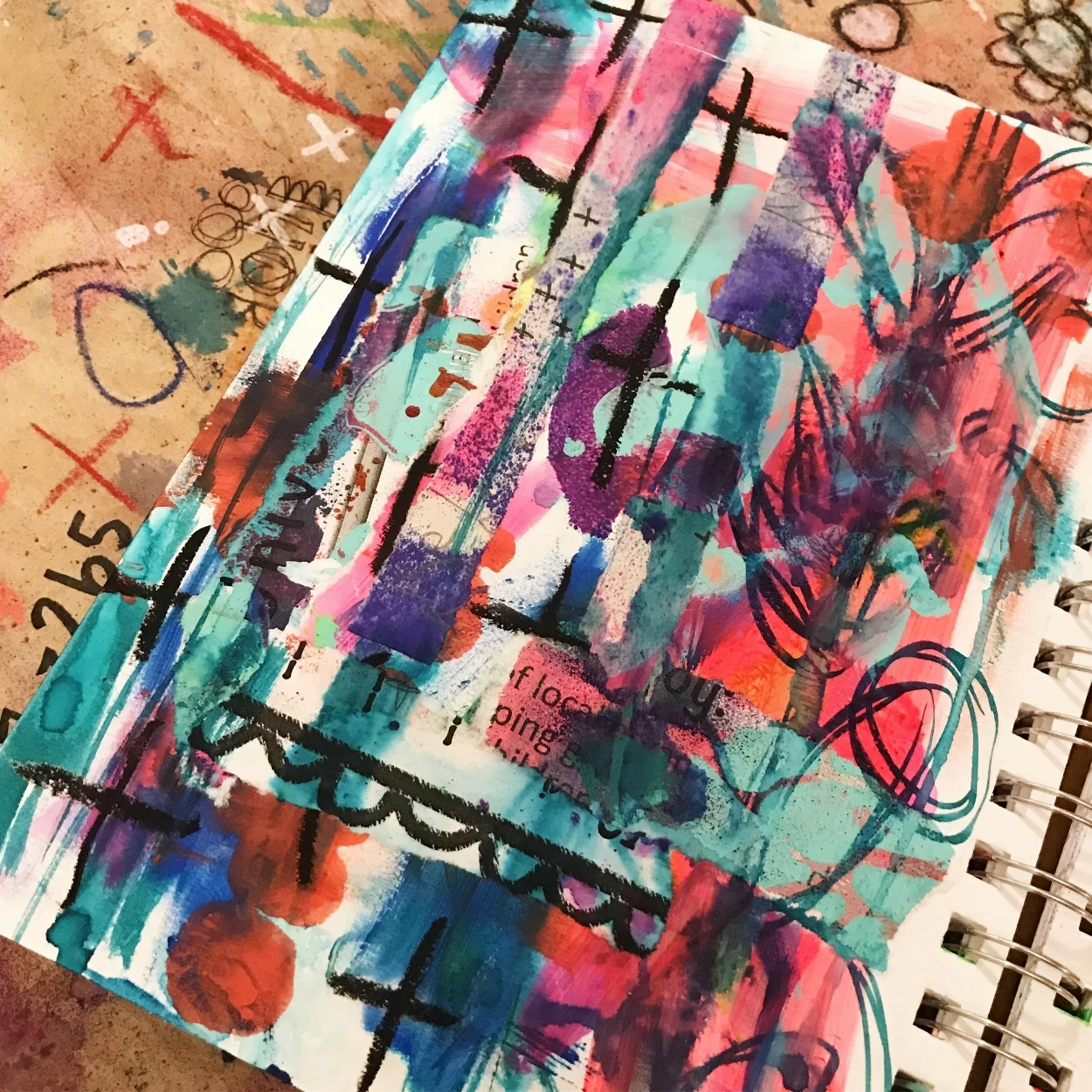 Prompt: "Vertical", Day 14 of 30 of #ArtMarks30dayChallenge