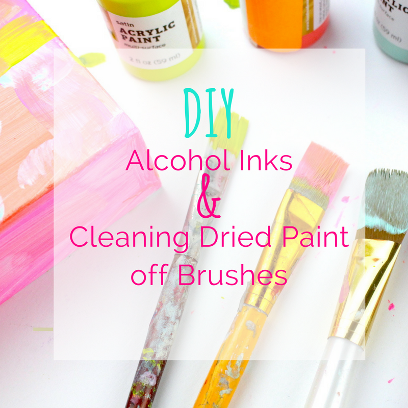 How To Clean Dried Paint Brushes (DIY)