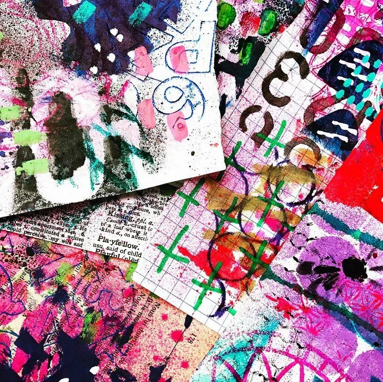Join me at @art_and_soul_retreat in Portland, Oct 14 &amp; 15! I&rsquo;m teaching a full day version of Collage Paper Party and Junk Journal Deconstruction! We&rsquo;ll make a mess, make art, and make memories! 🌈📚✂️ See 🔗 in bio to join! 💖