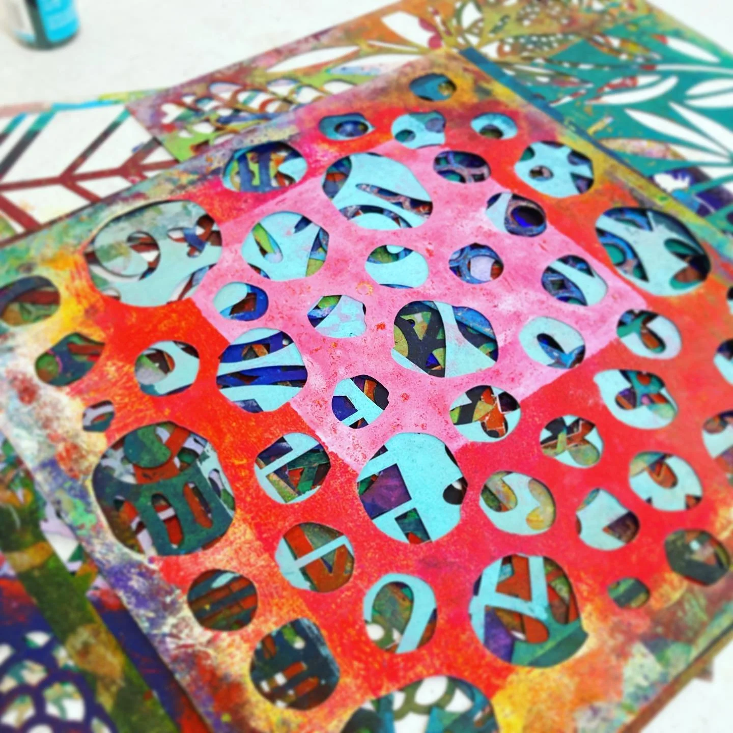 Evidence of a great time! ✂️🖍️📚💜 I love how amazing my students&rsquo; books are all coming out! So much fun making paper and getting started on the first part of the book altering process! ➡️