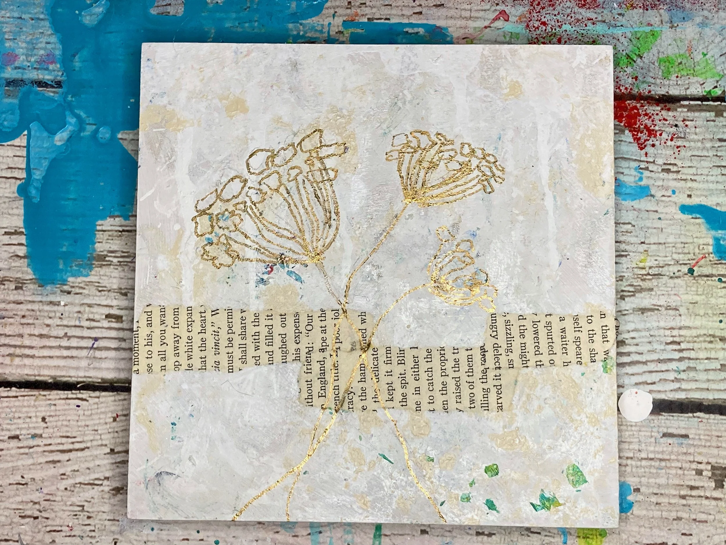 Simple Floral Painting part 2