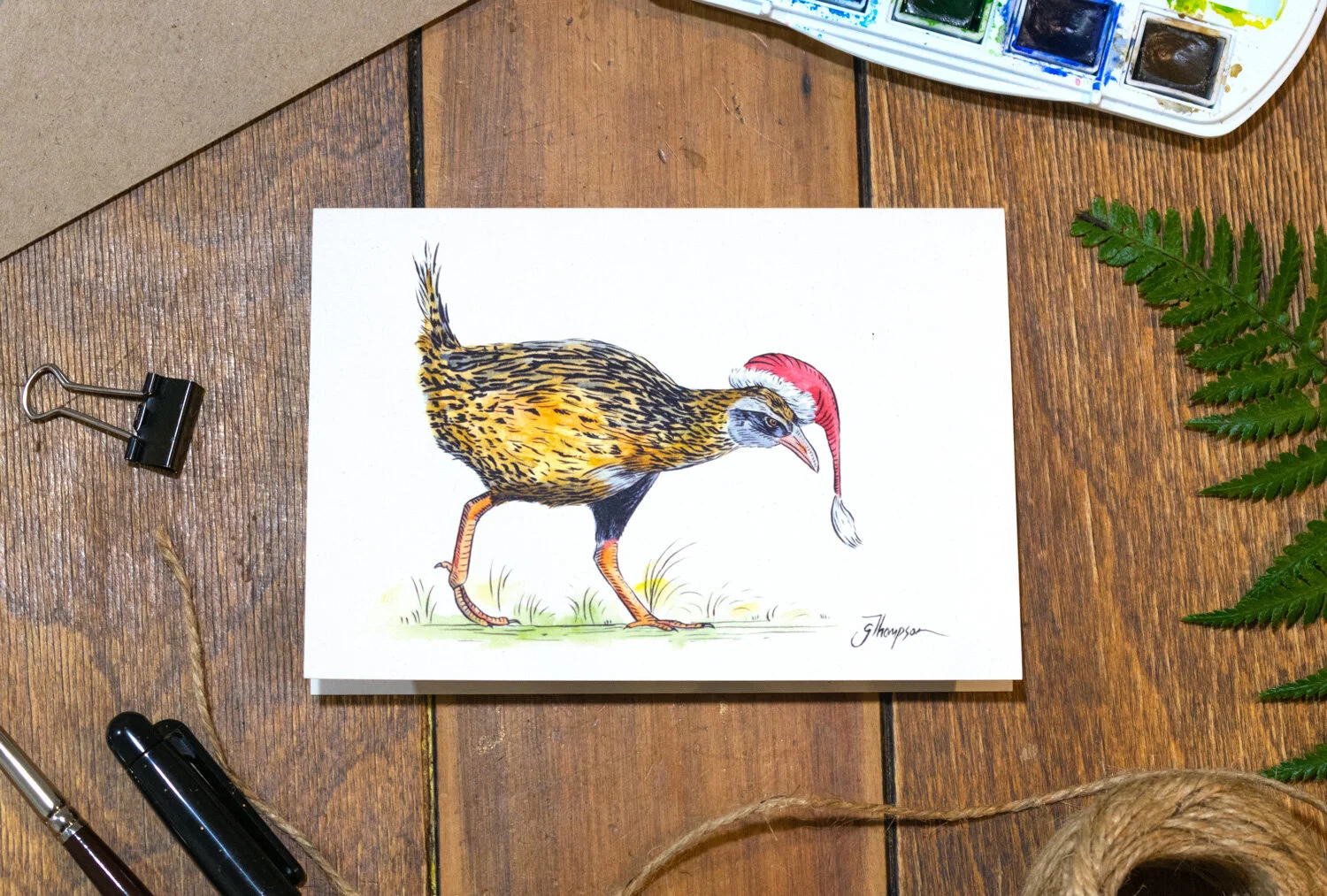 A Wild Weka Christmas - Single - Christmas Card