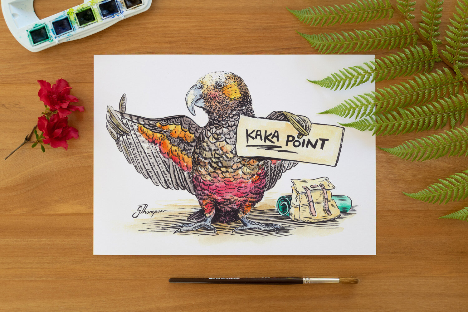 shop-native-bird-A4-print-kaka-point.jpg