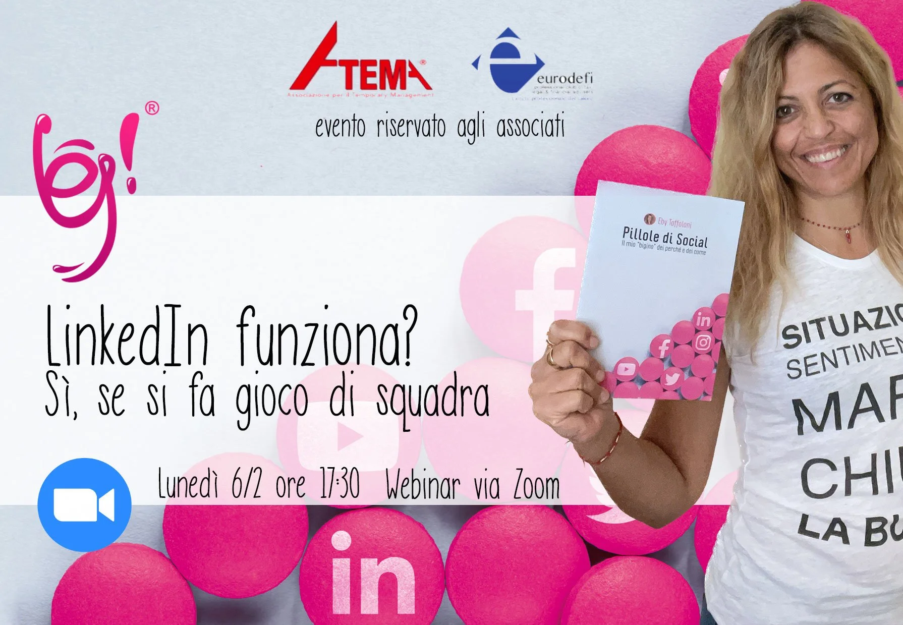 "LinkedIn funziona? Sì, se si fa gioco di squadra!" Il mio nuovo corso.