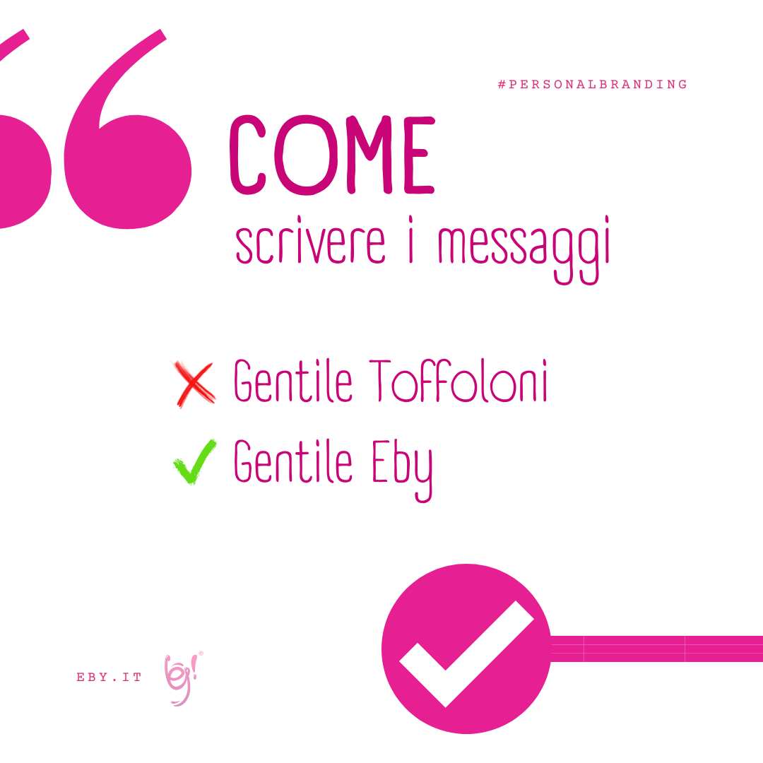 Come scrivere i messaggi