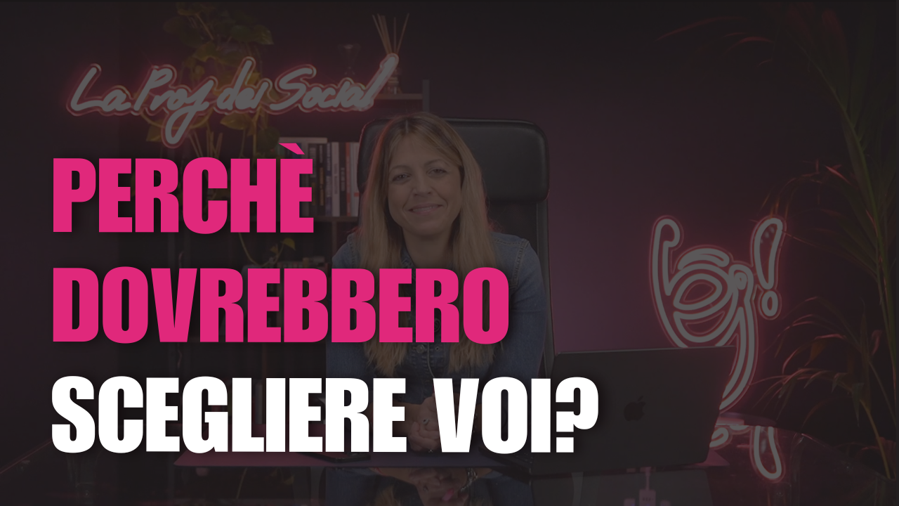 Perché dovrebbero scegliere voi?