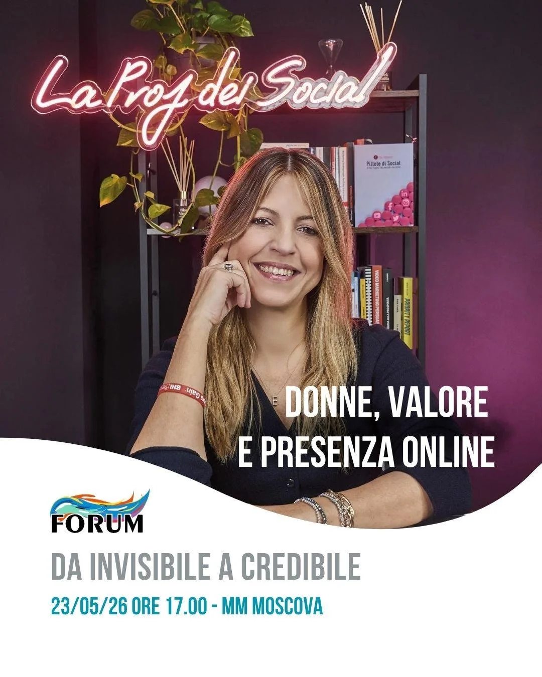 Da invisibile a credibile: donne, valore e presenza online. Workshop.