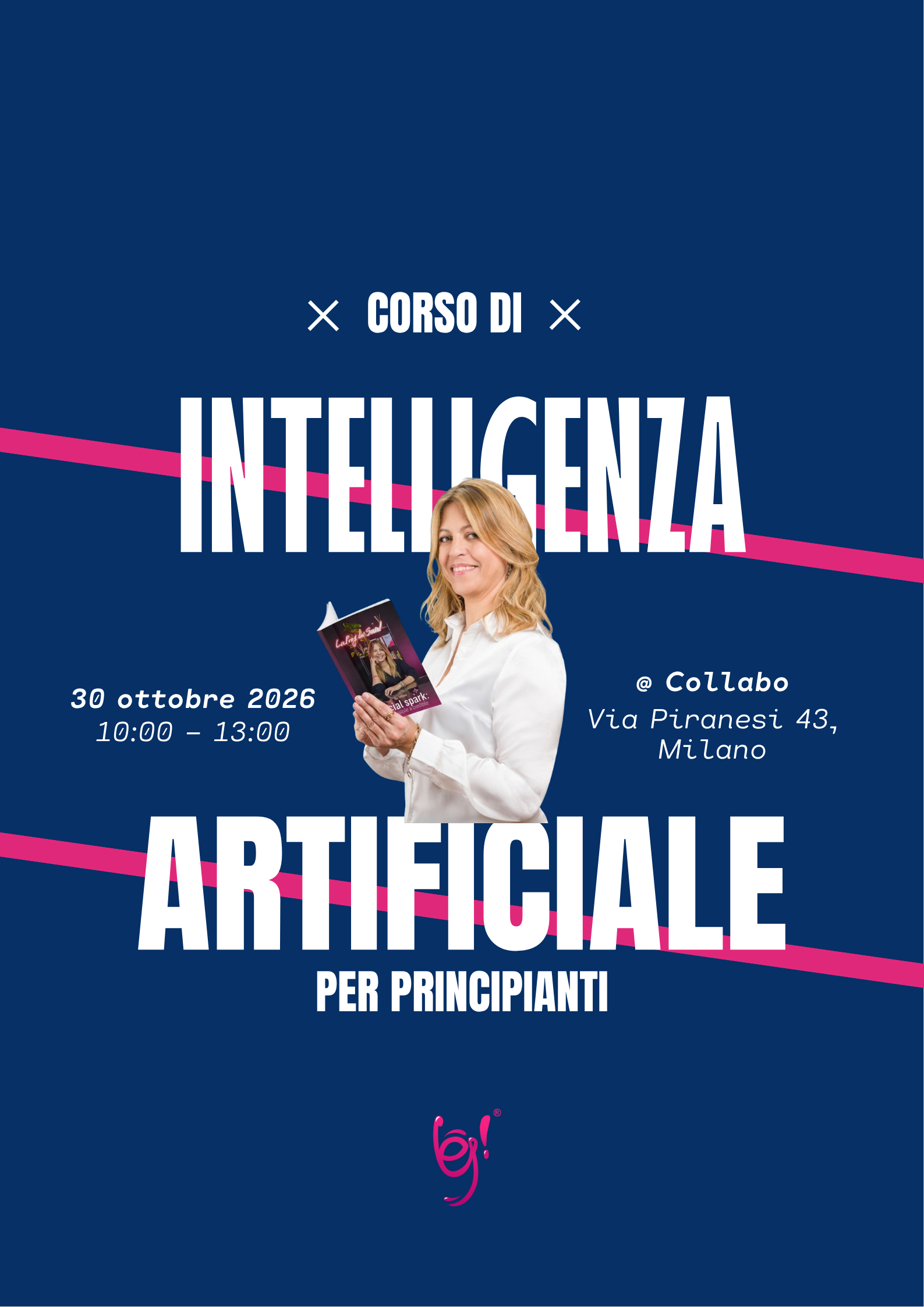 Corso Intelligenza Artificiale per principianti a Milano: il 30 ottobre scoprite come usarla per lavoro