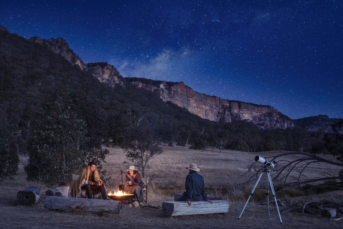 Stargaze Around a Campfire in The Blue Mountains