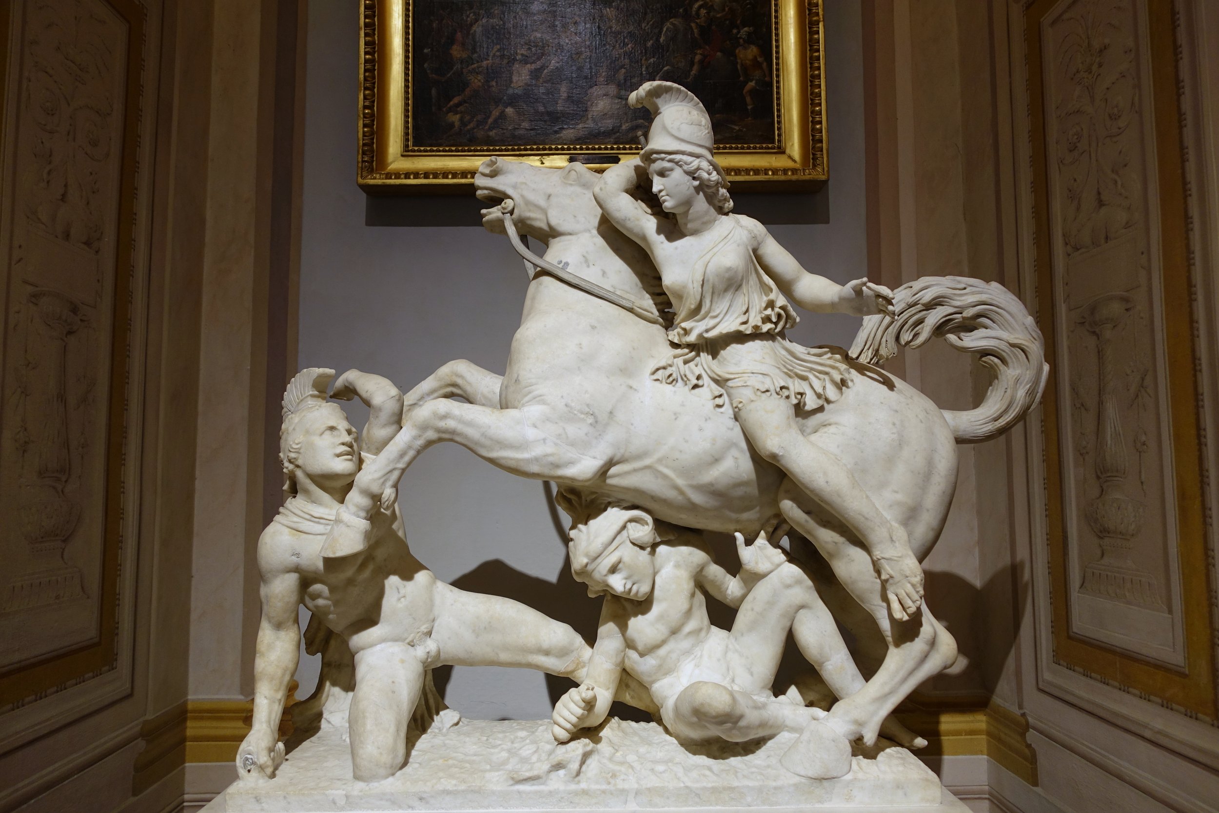 Amazon_with_barbarian_and_Greek,_Roman,_detail,_c._160_AD,_marble_-_Galleria_Borghese_-_Rome,_Italy_-_DSC04659.jpg