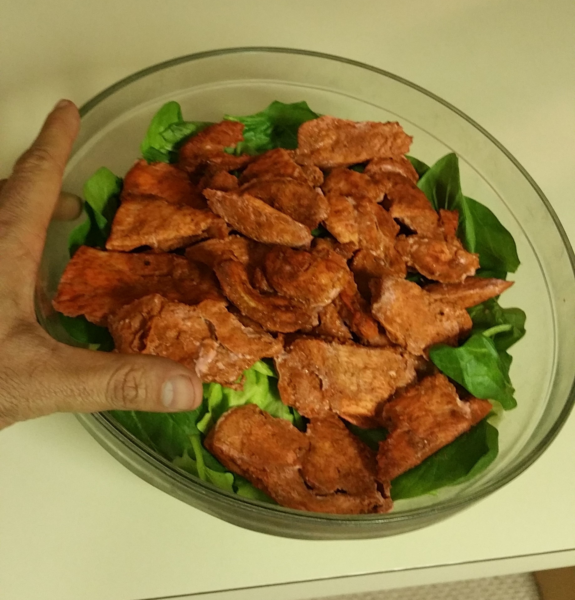 Baked Chicken Tandoori (these are two meals which I later divided in separate containers)