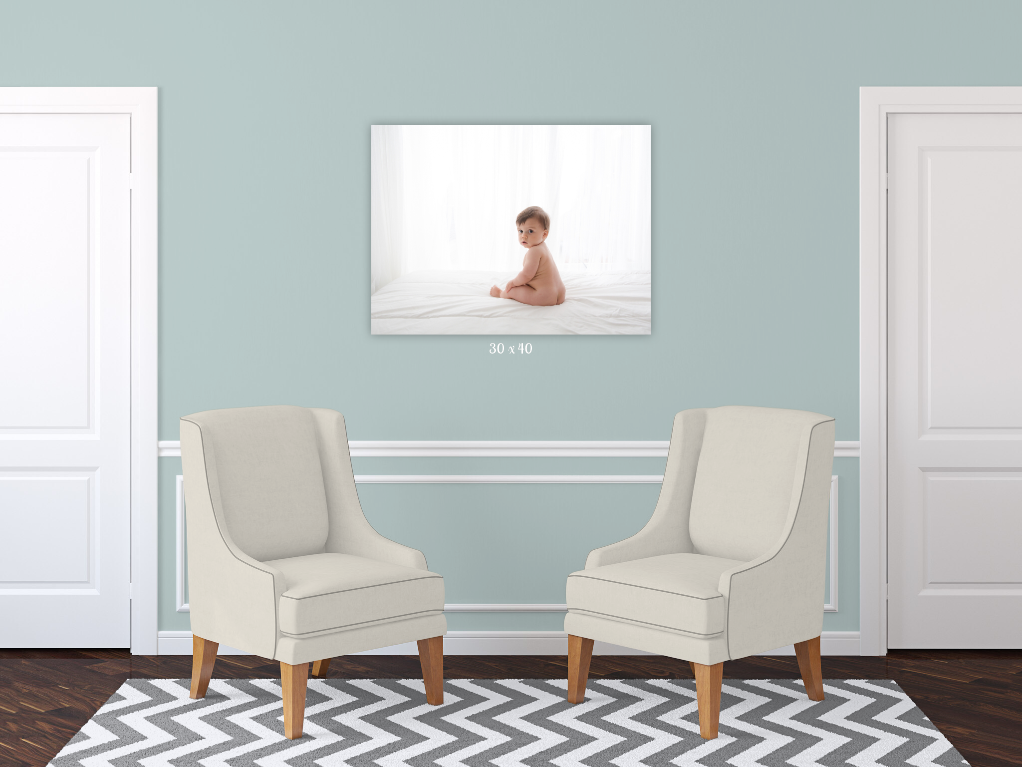 hallway wall gallery by stinsman photography new jersey photographer