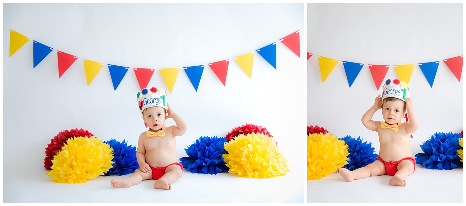 george's first birthday photo shoot in burlington new jersey