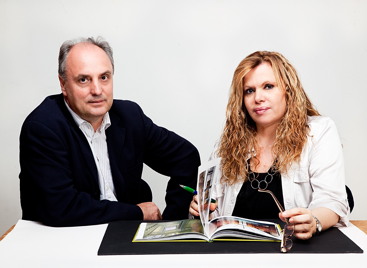 Diego Estévez y Maribel Correa, arquitectos