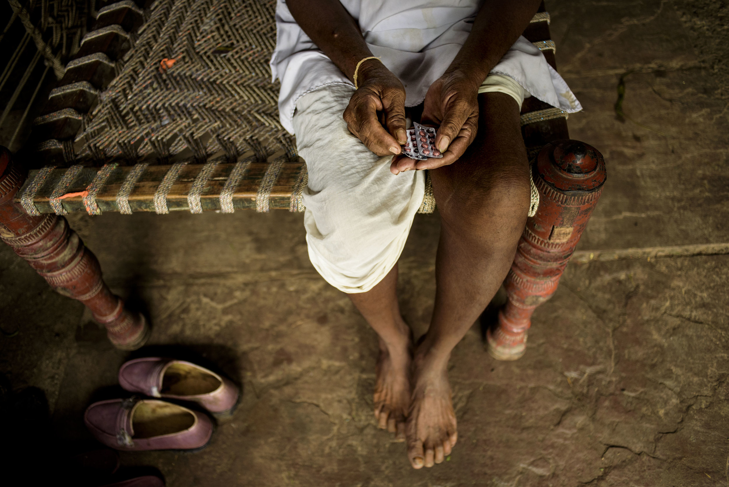  Nathu has been undergoing treatment for Acute Hypertension for the past three years at the Community Health Centre of Badrel. Nathu has never had to pay for his medicines or felt the need to consult a faith healer to treat him.&nbsp; 