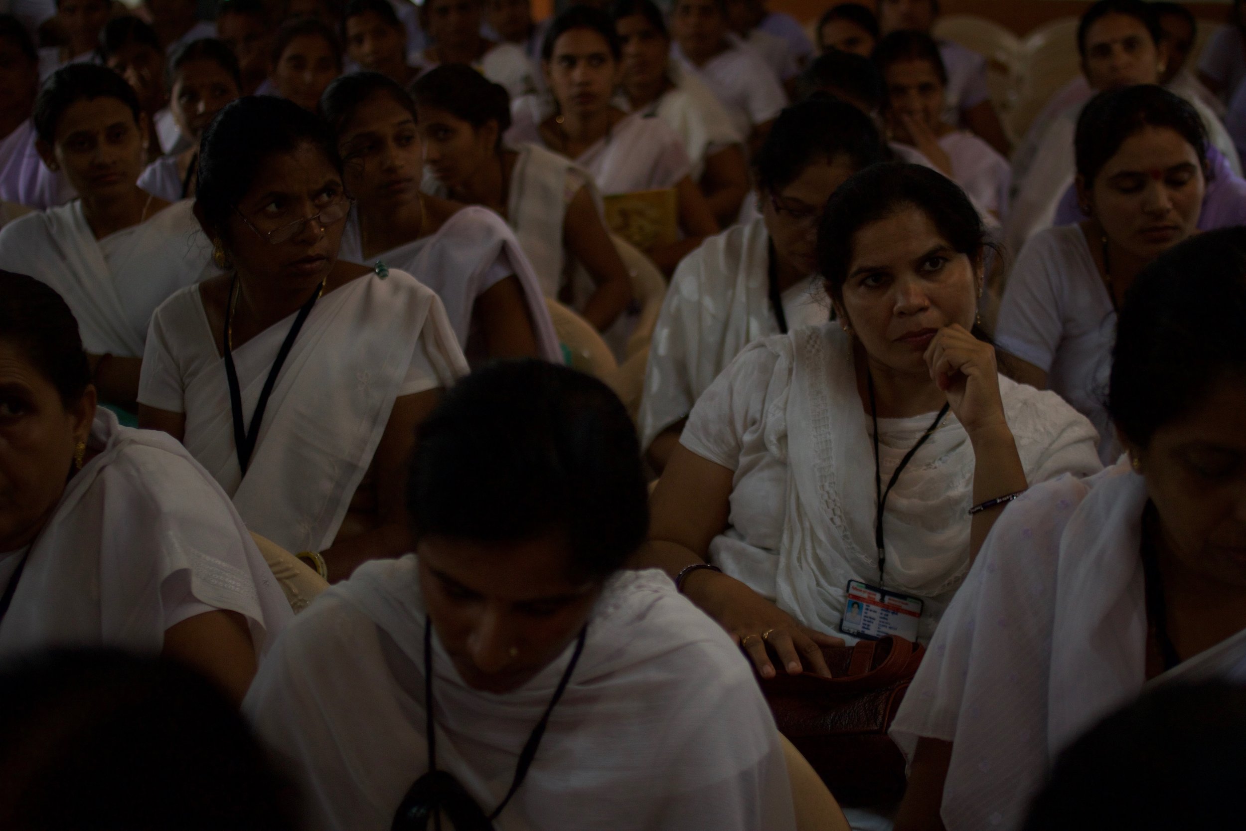  The meetings usually last till mid-afternoon, when the ANMs return to their posts for the day. 