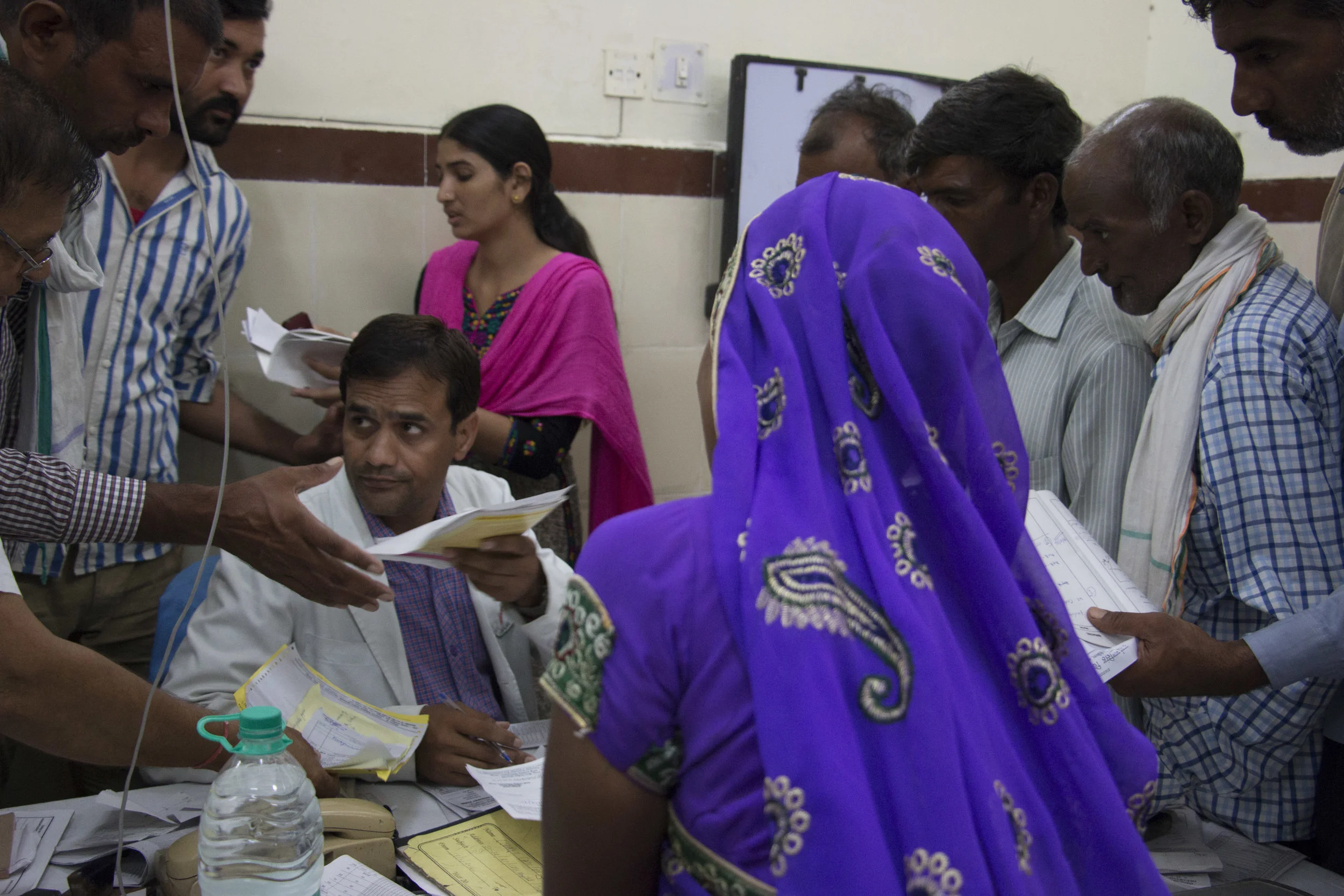 Oncology OPD, Sawai Man Singh Hospital, Jaipur. The number of patients seeking treatment has increased drastically since the inception of the Scheme. It has put an additional burden on the medical infrastructure. People often wait in queues for hours. Despite the problems, this Scheme has a wide reach and has been able to help the ones in need.