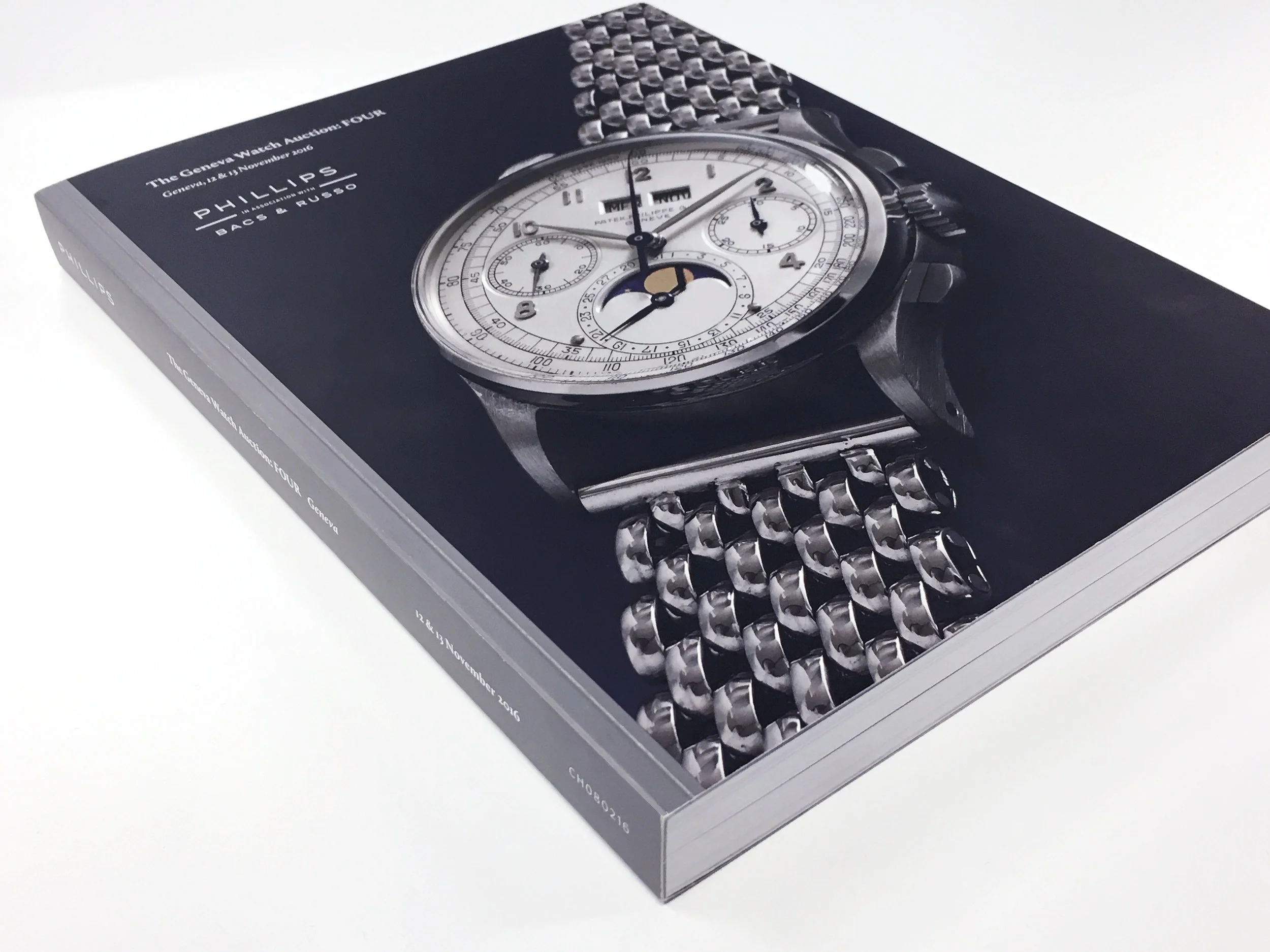 Phillips / Bacs & Russo Watch Catalogue Geneva November 2016 Cover Patek Philippe Ref.1518, steel