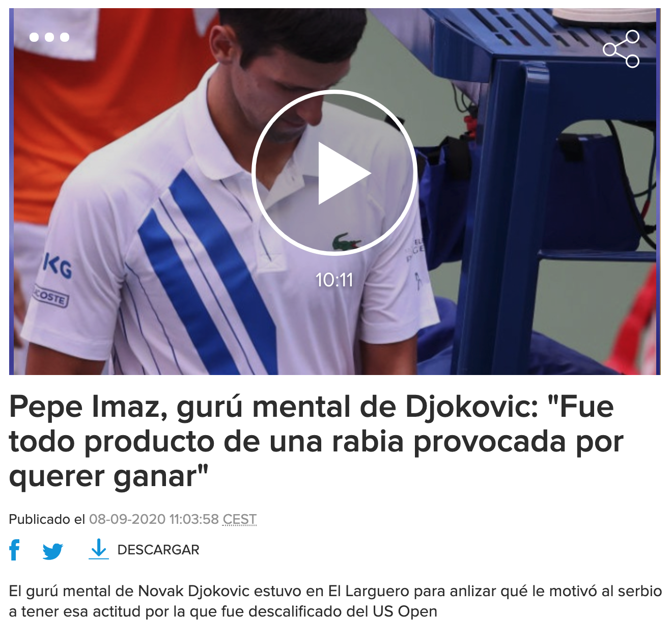 Cobertura de prensa de Pepe Imaz