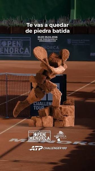 Lunes, 30 de marzo. Charla que será ofrecido durante el ATP OPEN MENORCA