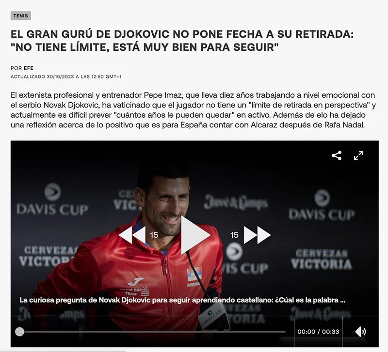 Cobertura de prensa de Pepe Imaz